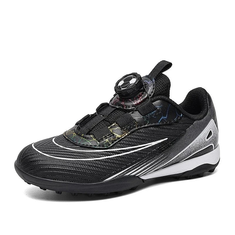 New Football Field Boots Boys Girls Indoor Society Football Shoes Futsal Non Slip Professional Fast Kids Soccer Cleats Sneaker