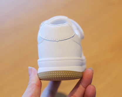 Children's Casual Sneakers 2024 New Comfortable Single Shoes Baby Boys Girls Toddler Small White Shoes Tenis Sports Board Shoes