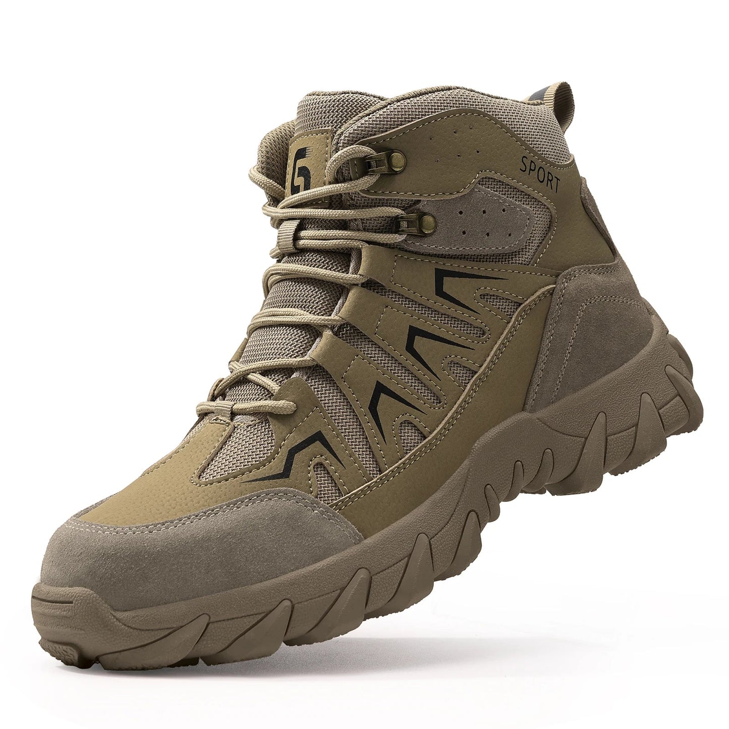 High-top men's work shoes and workwear series for all four seasons