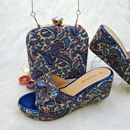 Italian Ladies Shoes and Bags Designer Shoes Women Luxury Shoes and Bag for Party In Women