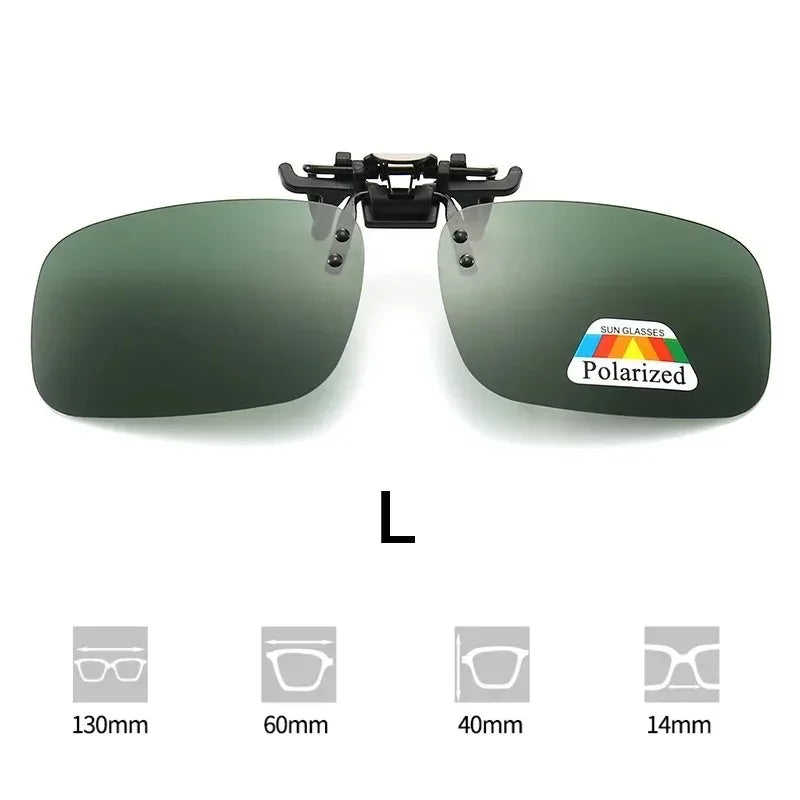 Sunglasses Myopia Glasses Clip Driver Fishing Night Vision Myopia Clipon Sun Shading Eyeglasses