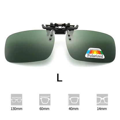 Sunglasses Myopia Glasses Clip Driver Fishing Night Vision Myopia Clipon Sun Shading Eyeglasses