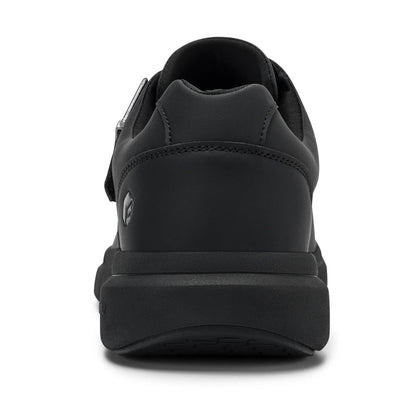 Sapatos masculinos de couro, sapatos largos para pés inchados, sapatos masculinos diabéticos para caminhada, para negócios e caminhadas ao ar livre