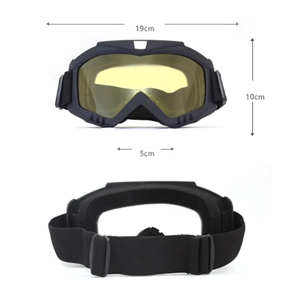 Windproof Goggles HD Motorcycle Outdoor Sports Sun Glasses Eyewear Riding Motocross Ski Summer UV Protection Sunglasses Masks