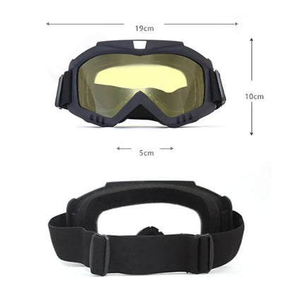 Windproof Goggles HD Motorcycle Outdoor Sports Sun Glasses Eyewear Riding Motocross Ski Summer UV Protection Sunglasses Masks