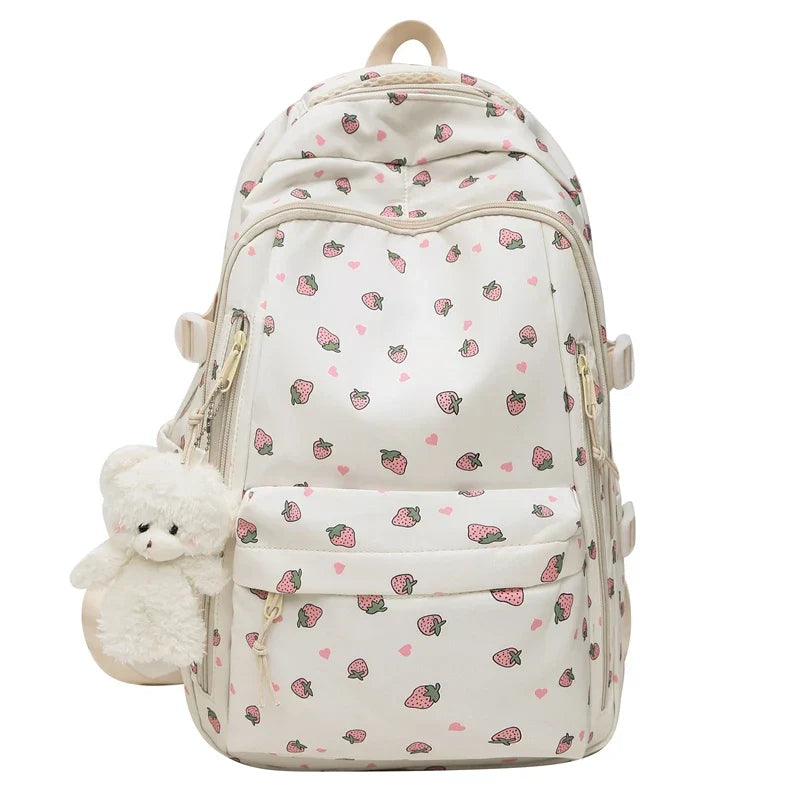 Cute Backpack Girls Fashion School Bag Large Capacity Student School Bag