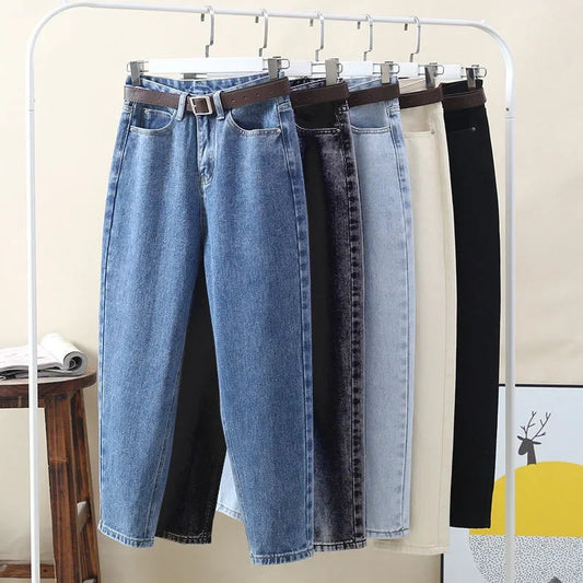 High-Waisted Straight-Leg Slimming Jeans