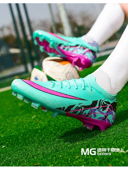 Hot Selling Soccer Shoes Society Professional Grass Training Original Football Field Boots Cleats Indoor Non Slip Futsal Sneaker
