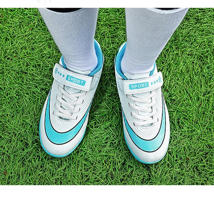 New Men Kids Soccer Shoes Cleats Ultralight Non-Slip Grass Adult Professional Football Boots Boys Training Shoes Drop Shipping