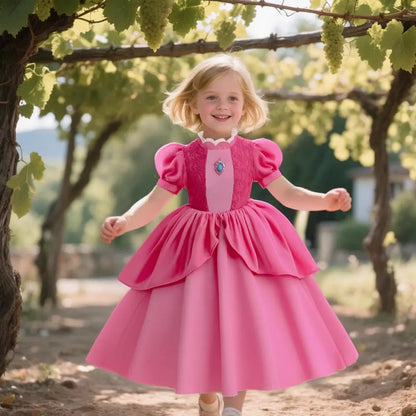 Cinderella Anna Elsa Costume Children Princess Dress for Girls Kids Cosplay Snow White Christmas Carnival Party Disguise Outfit