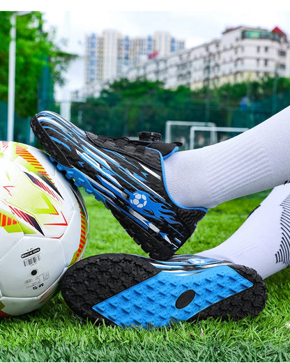 Kids Football Field Boots Boys Girls Indoor Society Football Shoes Futsal Non Slip Professional Fast Men Soccer Cleats Sneakers