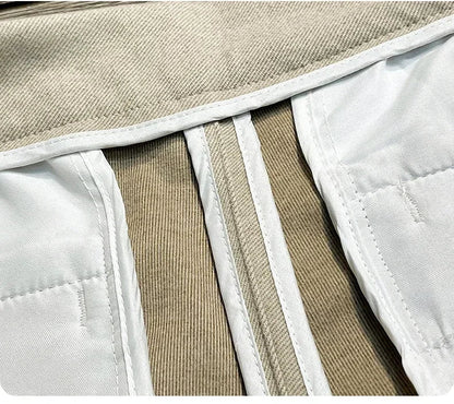 Woolen Suit Pants Men's Autumn Winter New Korean Formal Business Pants Slim Straight Elastic Waist  Fashion Tapered Trousers
