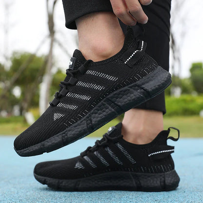 Men Mesh Breathable Casual Shoes Comfortable Fashionable Versatile Outdoor Exercise Shoes