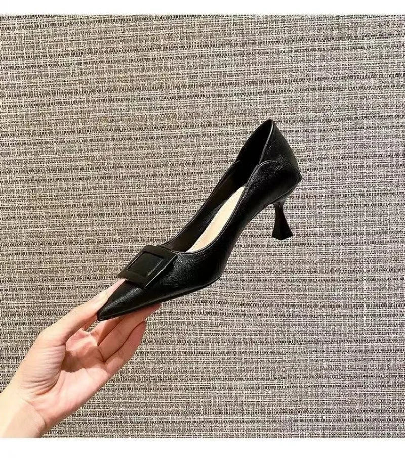 New style comfortable and versatile fairy-style suit light professional fashion with small skirt ladies high heels