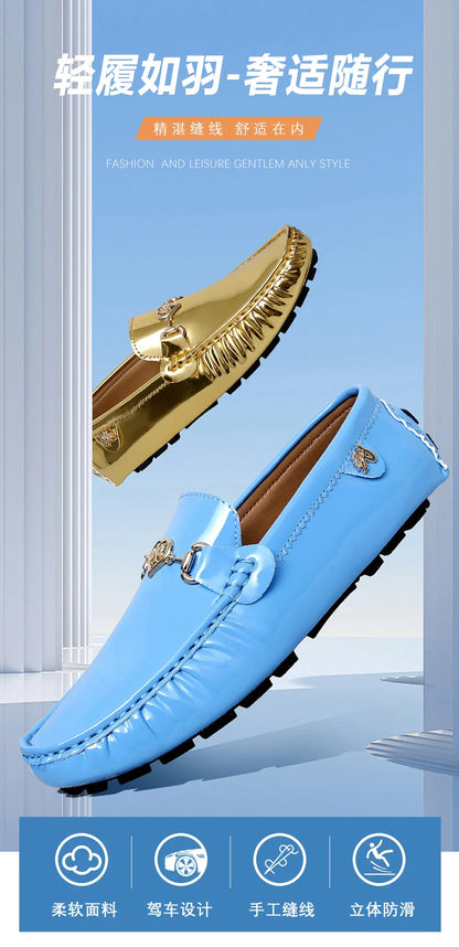 Shoes Women's 2025 New Soft Sole Slip-On Lazy Loafers Handmade Trbottomy Easiest for Match Men's Casual Driving Shoes