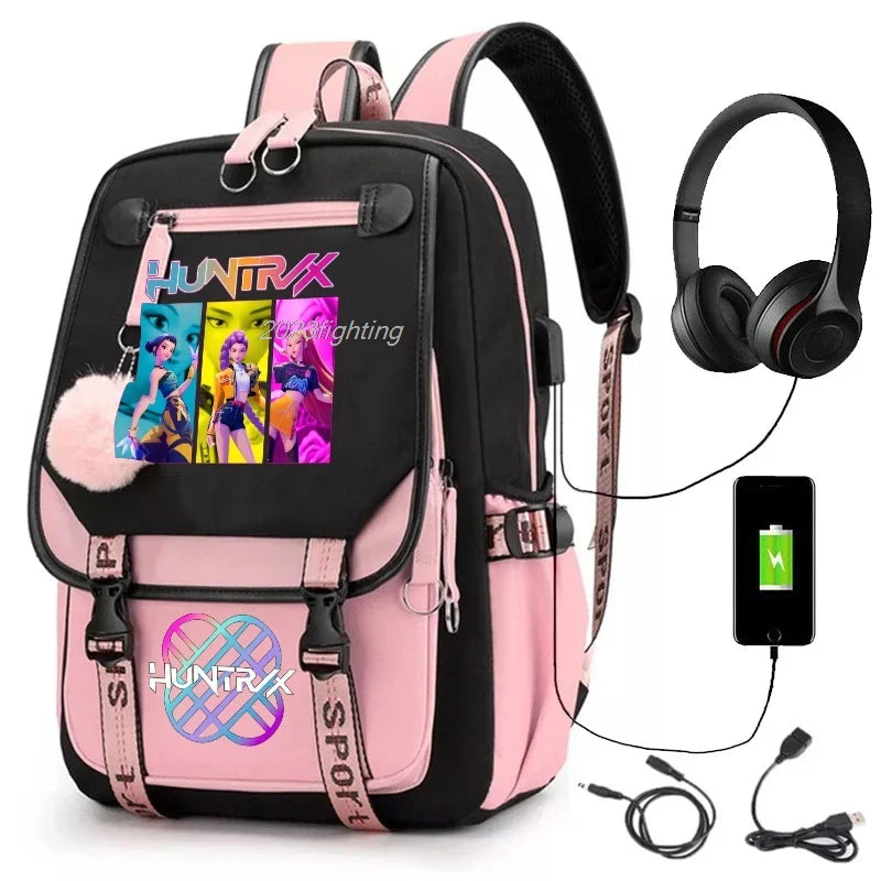 Backpack Cartoon Rucksack Girls School Bag High Capacity Women Backpack