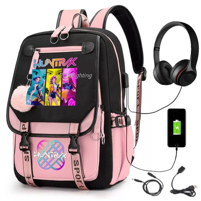 Backpack Cartoon Rucksack Girls School Bag High Capacity Women Backpack