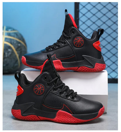 Children Basketball Shoes For Boys Girls Outdoor Trainning Non-slip Kid's Student Casual Running Sneaker Size 31-40