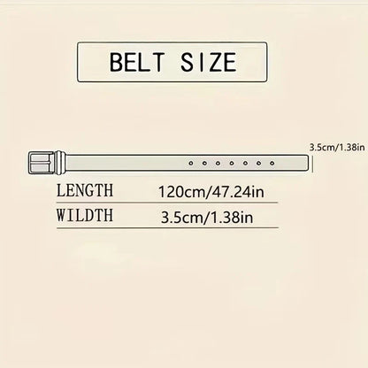 2Pcs Fashion Business Men's Belt Genuine Luxury Brand Leisure Belt Automatic Buckle Belt Canvas Belt With Cargo Pants Jeans Belt