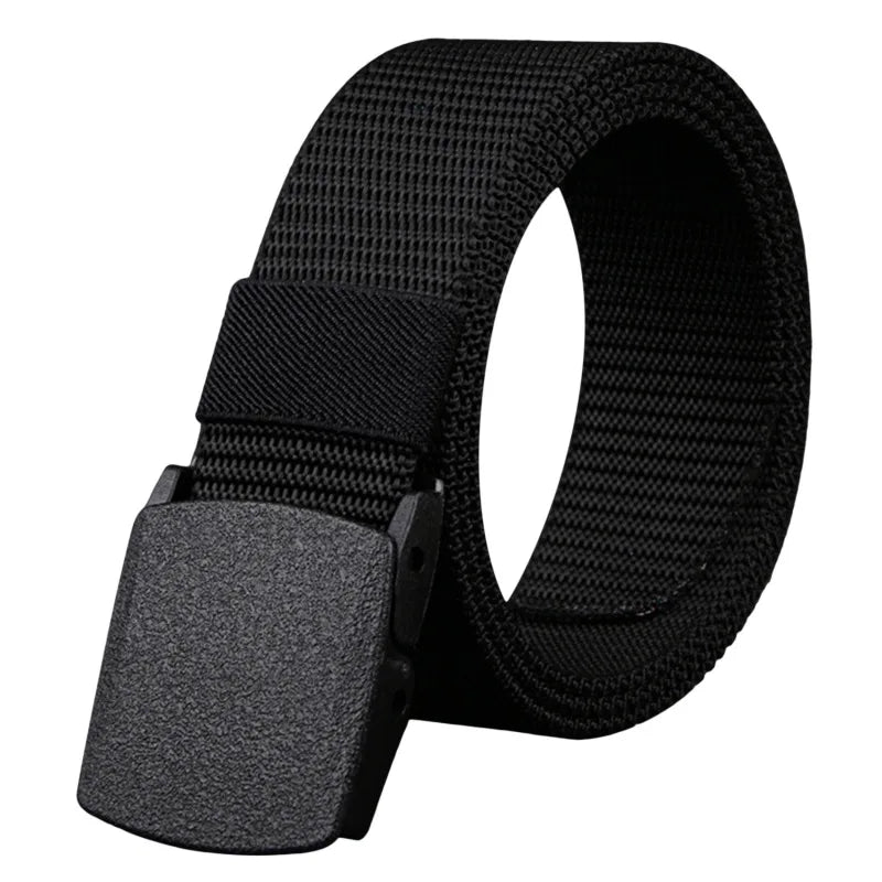 1/2PCS Military Men Belt Army Belts Adjustable Belt Men Outdoor Travel Tactical Waist Belt with Plastic Buckle for Pants 120cm