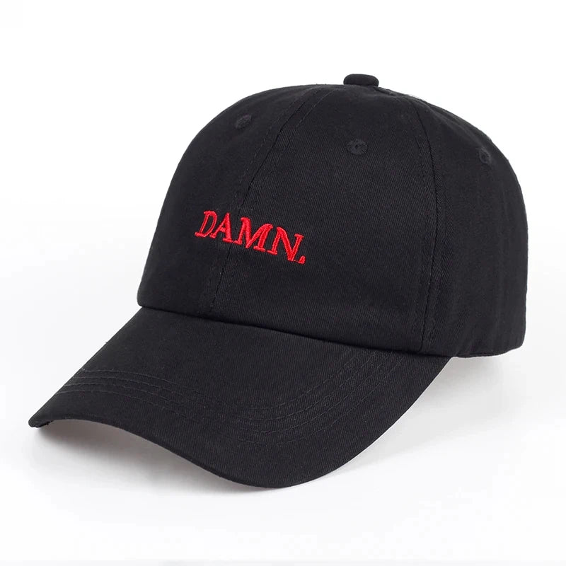 Hats for men and woman Embroidered DAMN. Dad Hat Hip Hop Stitched Kendrick lamar Unstructured Rapper Snapback Baseball Cap