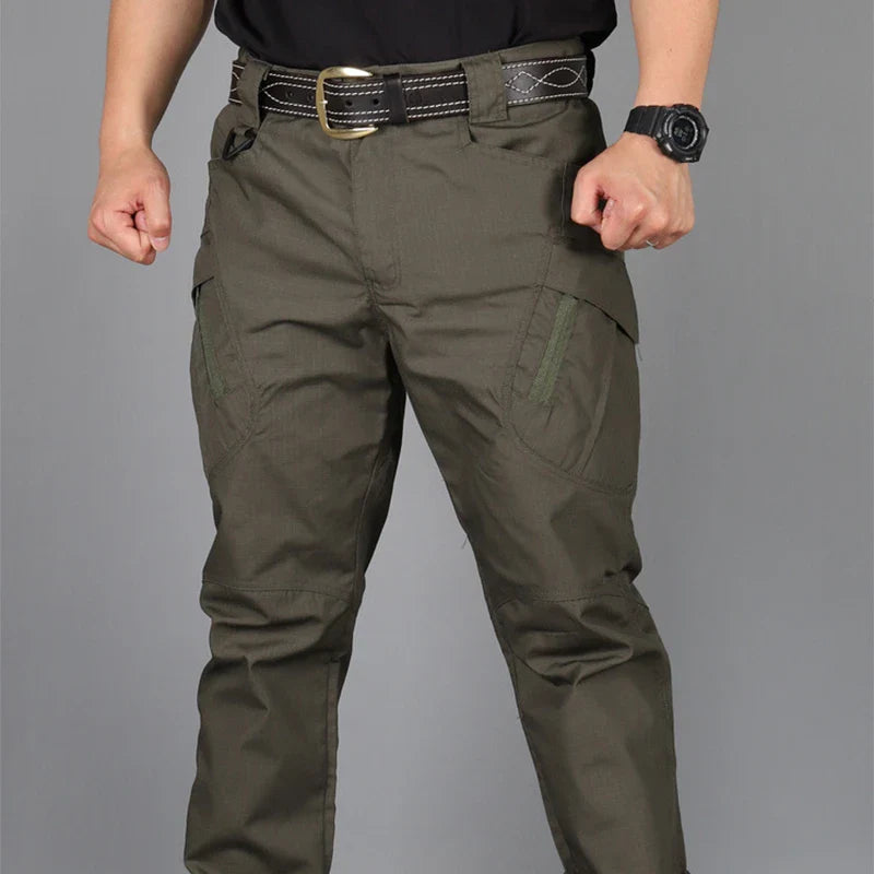 New Casual Tactical Pants Men Cargo Pants Multi Pockets Safari Style Trousers Waterproof Male Streetwear Hiking Plus Size S-6XL