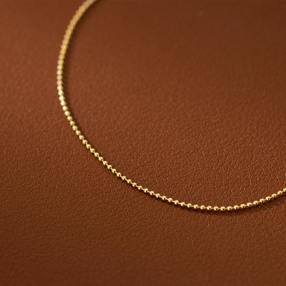Fashion Gold Color Simple Tiny Beads Bracelets 925 Sterling Silver Eexquisite Bracelet For Women Fine Jewelry Accessories