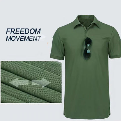Men's Summer T-shirt Male Camping Hiking Trekking Fishing Training Running Gym Breathable Pullover Climbing Casual Cargo Shirts