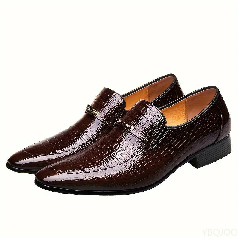 2025 Large Size Fashionable Men's Office Formal Shoes Low Cut Daily Comfortable Pointed Multifunctional Men's Wedding Shoes