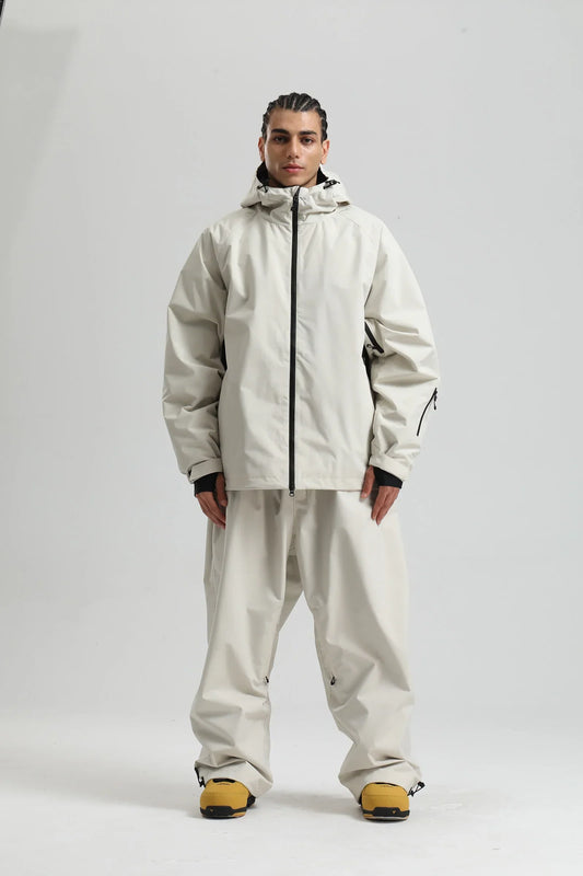 Gsou Snow 2025 Solid Color Professional Snowboard Suit Windproof Waterproof Breathable Unisex Ski Jacket And Pants for Men Women