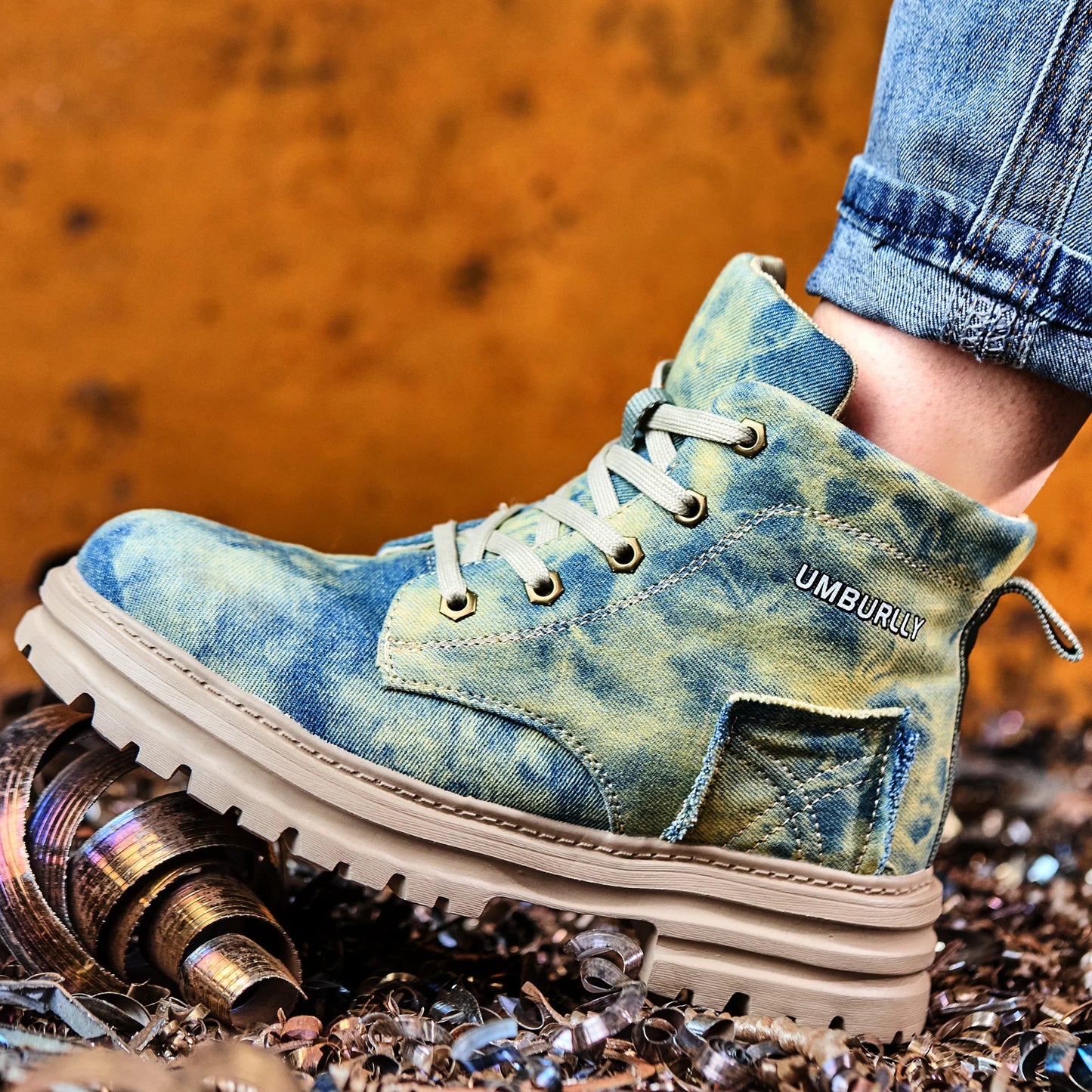 2025 New Fashion Women's Safety Shoes Smashing Steel Head Puncture Proof Kevlar Street Outdoor Light Women's Work Boots