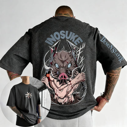 Demon Slayer Anime Mens T Shirt Cotton Women Short Sleeve Tee Summer Graphic Print Streetwear Casual Top New Summer Fashion Y2k