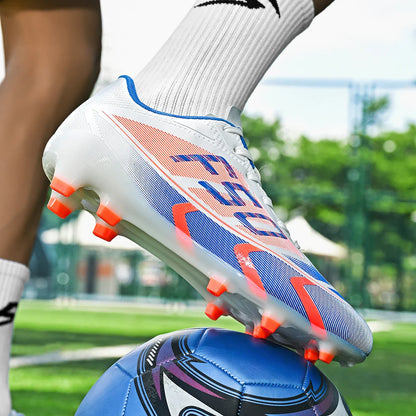Adult breathable FG/AG long nail suitable for training and competition all season universal anti slip sports football shoes