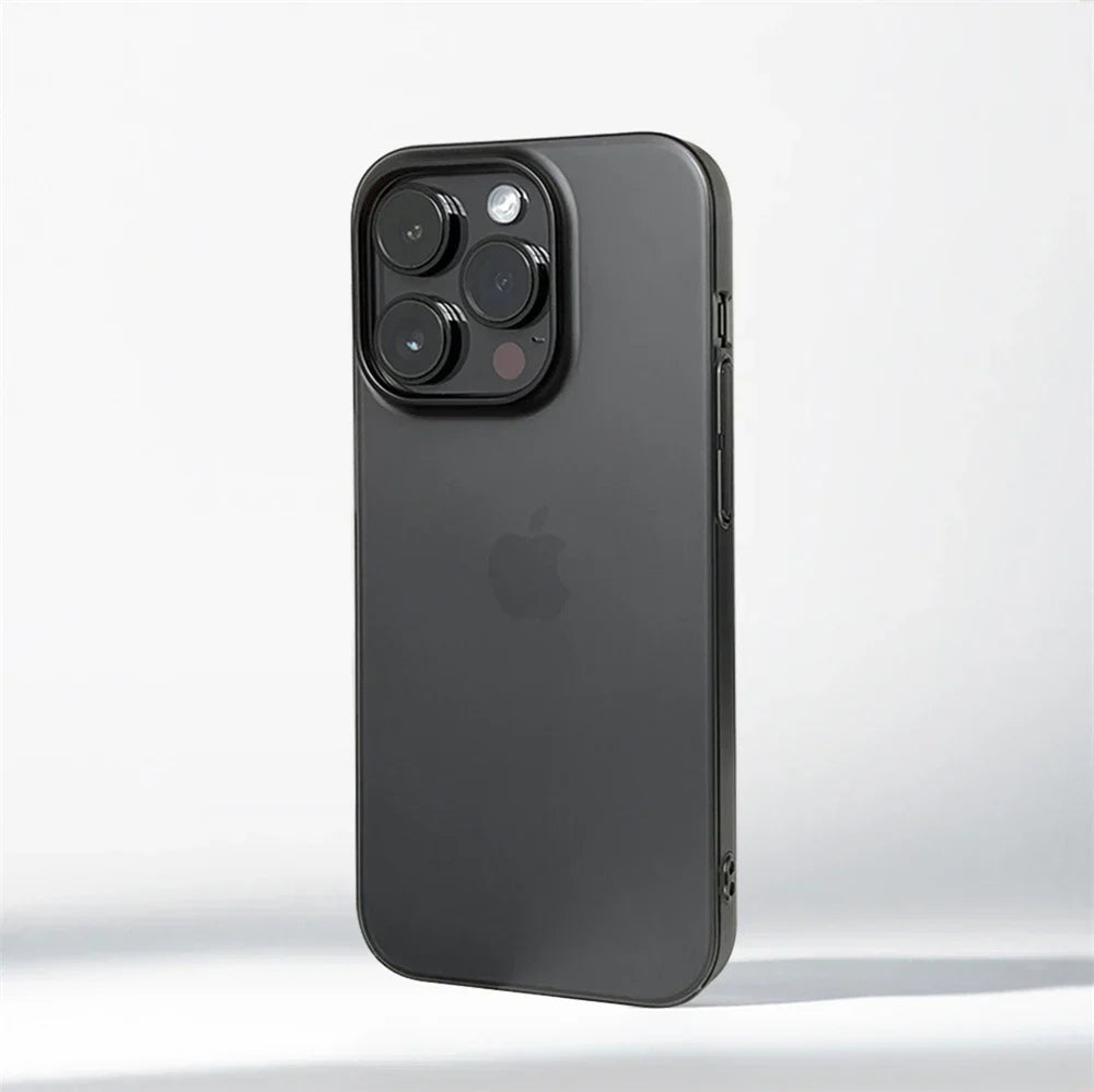 0.7 MM Ultra Thin Sand Blasting Frosted Matte Hard PC Case For iPhone 17 16 Pro Max 15 14 Plus 13 12 Simple Transparent HD Cover