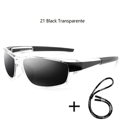 Men's Polarized Fishing Sunglasses With Glasses Chain For Men Women Driving Hiking Sun Glasses Fishing Eyewear