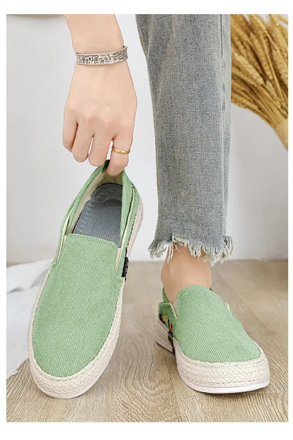 Sapatilhas Casuais Masculinas de Lona Tênis Masculino Slip-on Vulcanizado Confortáveis Sapatilhas Masculinas Mocassins Sapatos de Condução Zapatos Hombre