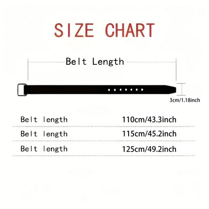 1pcs Men's Belt Classic Fashion PU Leather Belt High End Authentic Fashion Metal Buckle Women Belt Paired with Jeans Belt Unisex