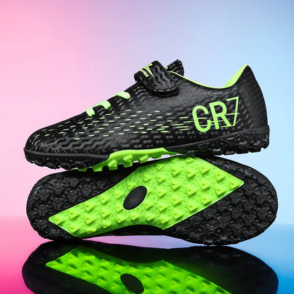 New Men Kids Football Boots Grass Boys Professional Non-Slip Ultralight Cleats Match Soccer Shoes Training Shoes Drop Shipping