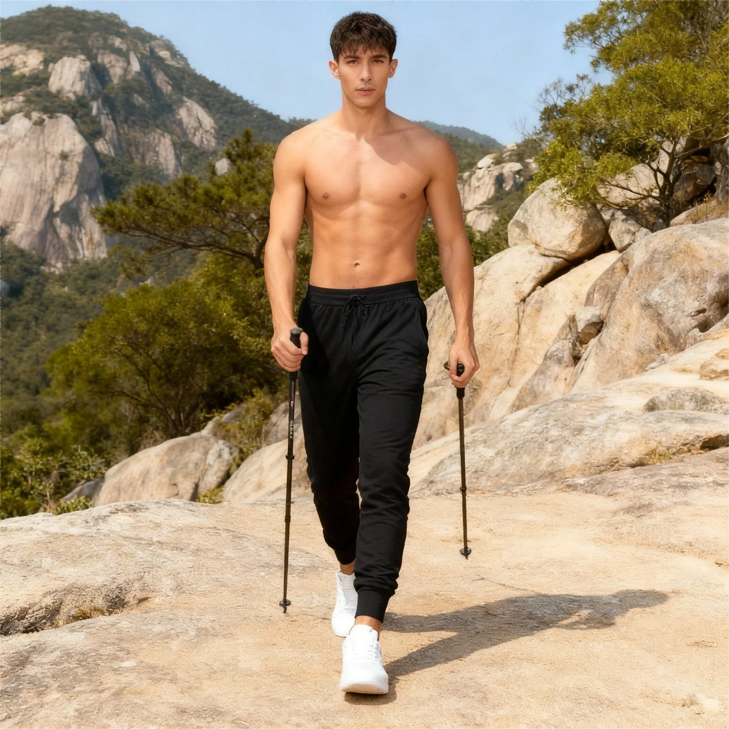 New Men'S Casual Pants - Breathable Spring/Fall Work Trousers Men'S Joggers with Elastic Waistband&Drawstring Classic Joggers