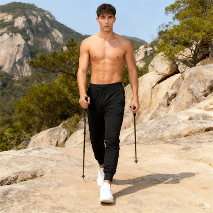 New Men'S Casual Pants - Breathable Spring/Fall Work Trousers Men'S Joggers with Elastic Waistband&Drawstring Classic Joggers