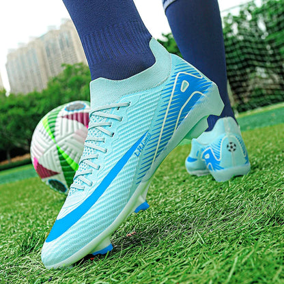 Childrens Football Shoes Anti Slip Wear-resistant FG Grass Training Sports Soccer Shoes for Teenager Futsal Court Football Boot