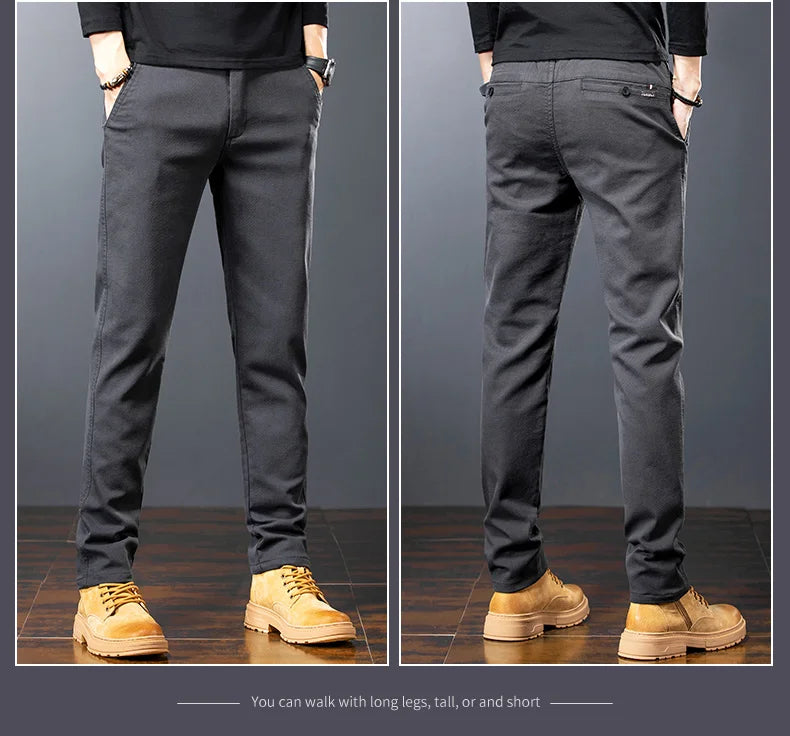 Winter Men Fleece Brand Jeans Fashion Soft Stretch Black Biker Masculino Denim Trousers Thick Velvet  Warm Pants Overalls