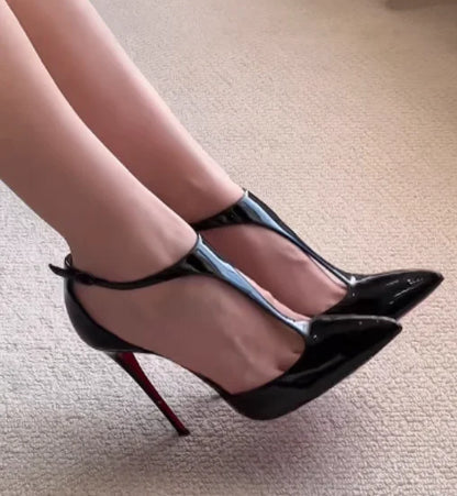 New summer style slim heeled beige high heels for women with pointed fashion, versatile with qipao