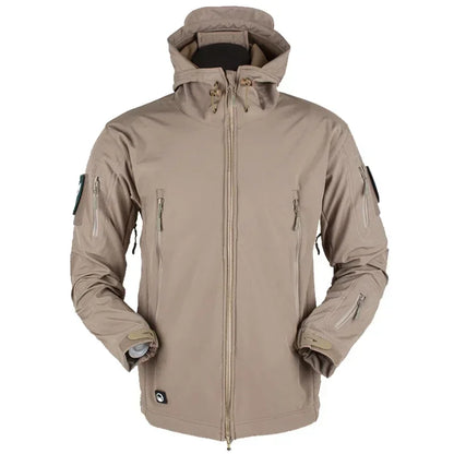Military Waterproof Jacket Men's jacket Outdoor Soft Fleece Women's Windproof Breathable Thermal Hooded Suit Jackets