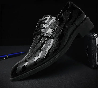 Social Shoe Male Leather Casual Spring Autumn Business Men's Formal Shoes Black Legitimate Clothing 2025 Trend Cheap Liquidation