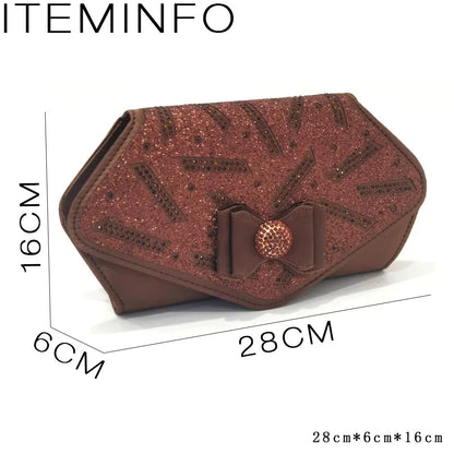 Sapatos e bolsas italianos combinando 2024, festa feminina de salto para cor café, design italiano, casamento, sapatos de tamanho maior