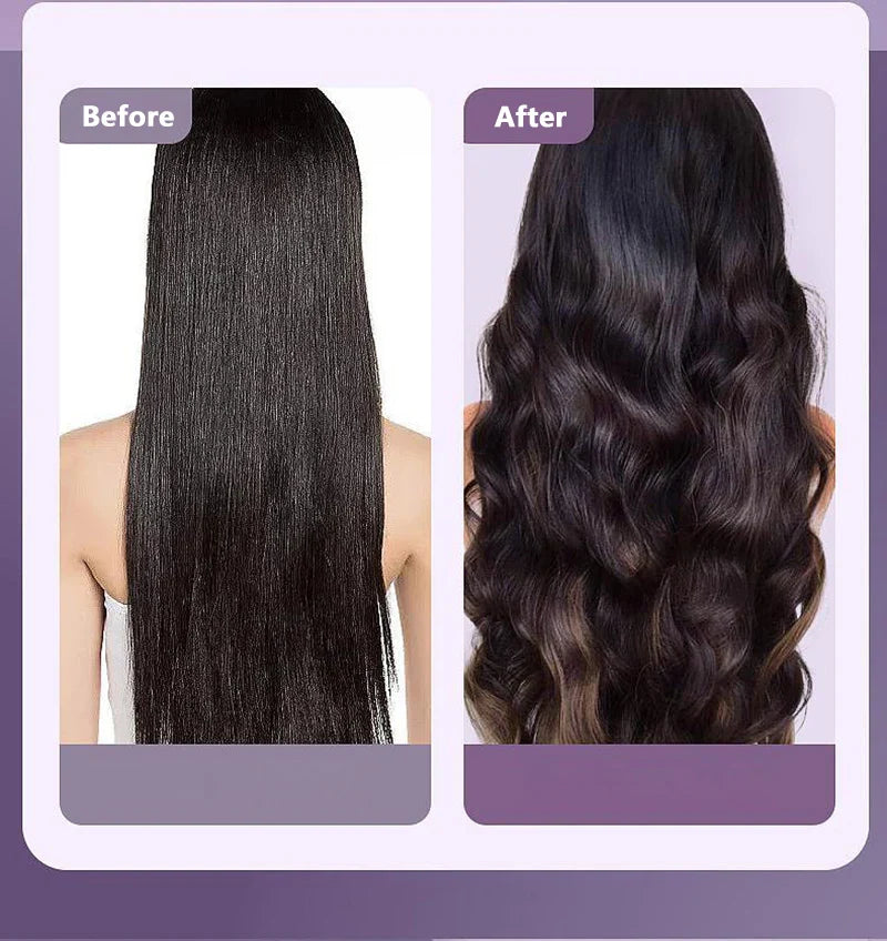 3 IN 1 Negative Ions 28mm & 32mm Roll Automatic Hair Curler Heating Straight Hair Comb Electric Ceramic Curling Iron Hair Stick