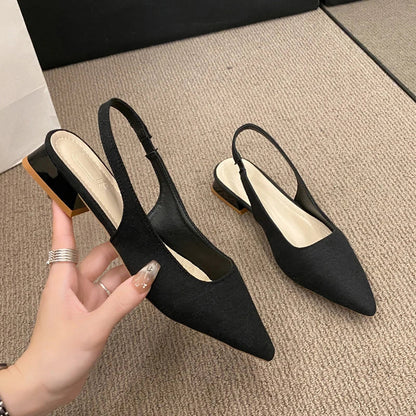 Slippers Women Summer New Toe Over Indoor Sandals Square Toe Solid Flat Shoes Fashion Beach Adult Sandals