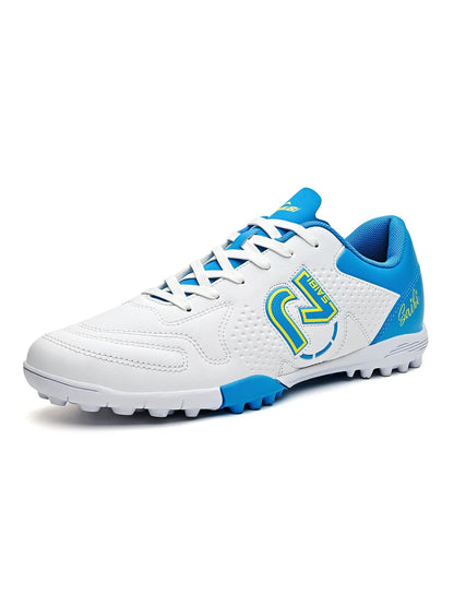 TF Turf Football Boots PU Fabric Stitching Upper Rubber Non-slip Outsole Durable Boys Girls Teenager Outdoor Footwear