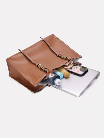Cross border 2024 brown yellow handbag autumn new product, versatile single shoulder crossbody bag for work, commuting, leisure
